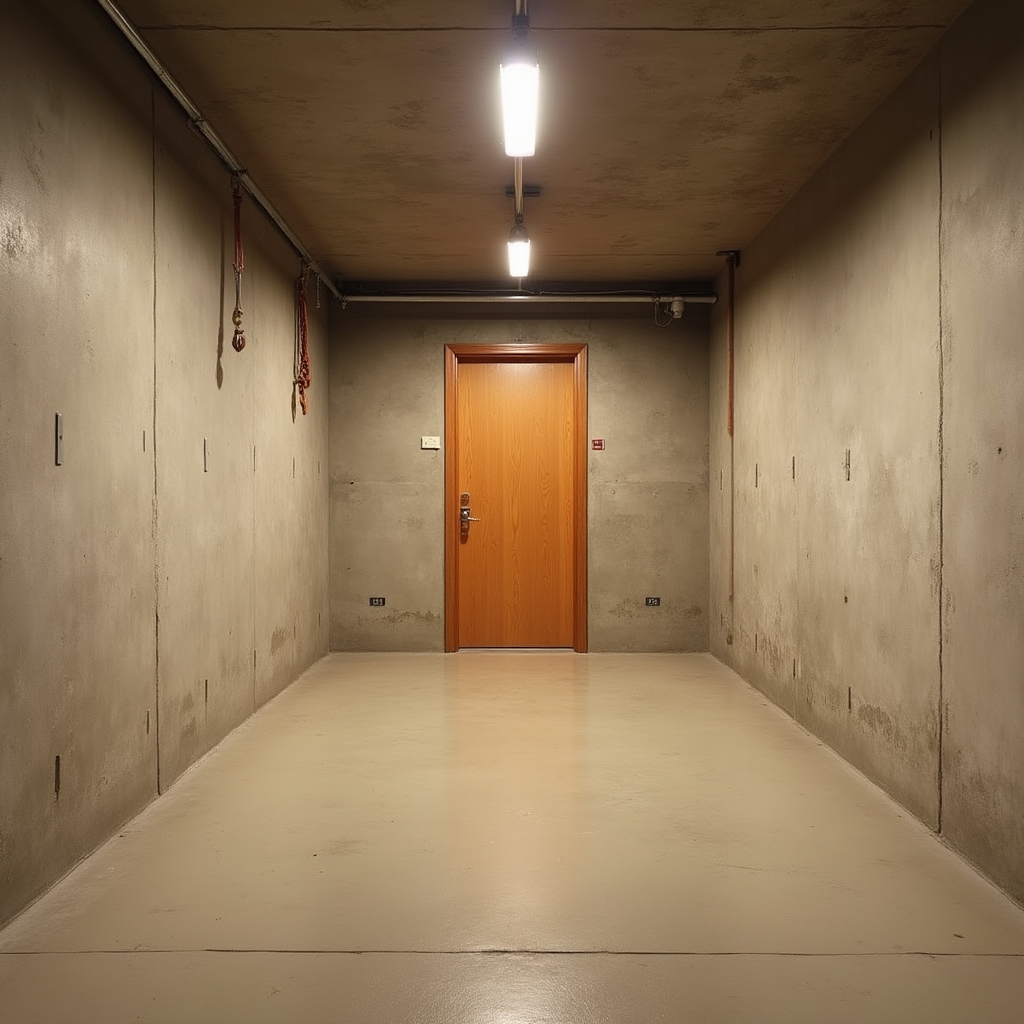 Cantina condominiale vuota e pulita dopo lo sgombero Noviqnixx