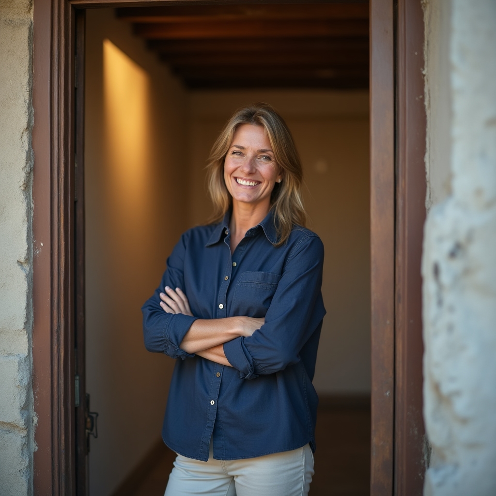 Privato che supervisiona lo sgombero della propria cantina
